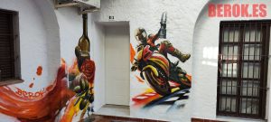 Graffitis Jerez Motos Vino Patio 300x100000